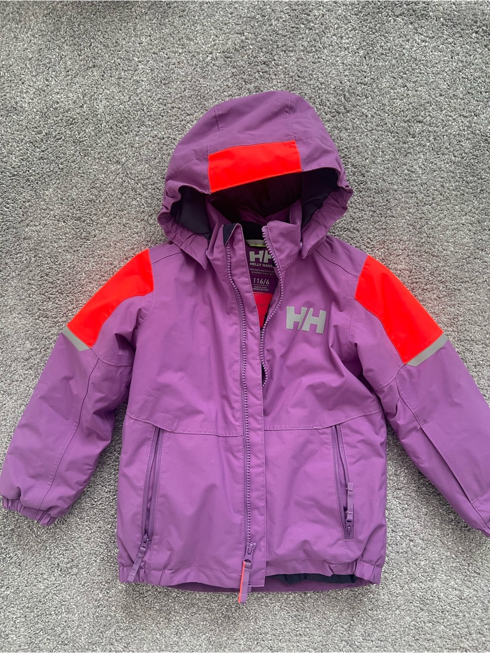 Helly Hansen Kids Purple ski Jacket